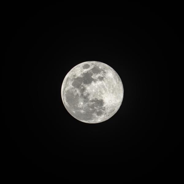 Full moon over Merzouga