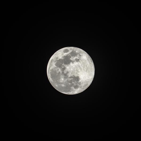 Full moon over Merzouga